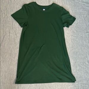 Old Navy Forest Green T-shirt dress